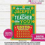 lottery teacher appreciation